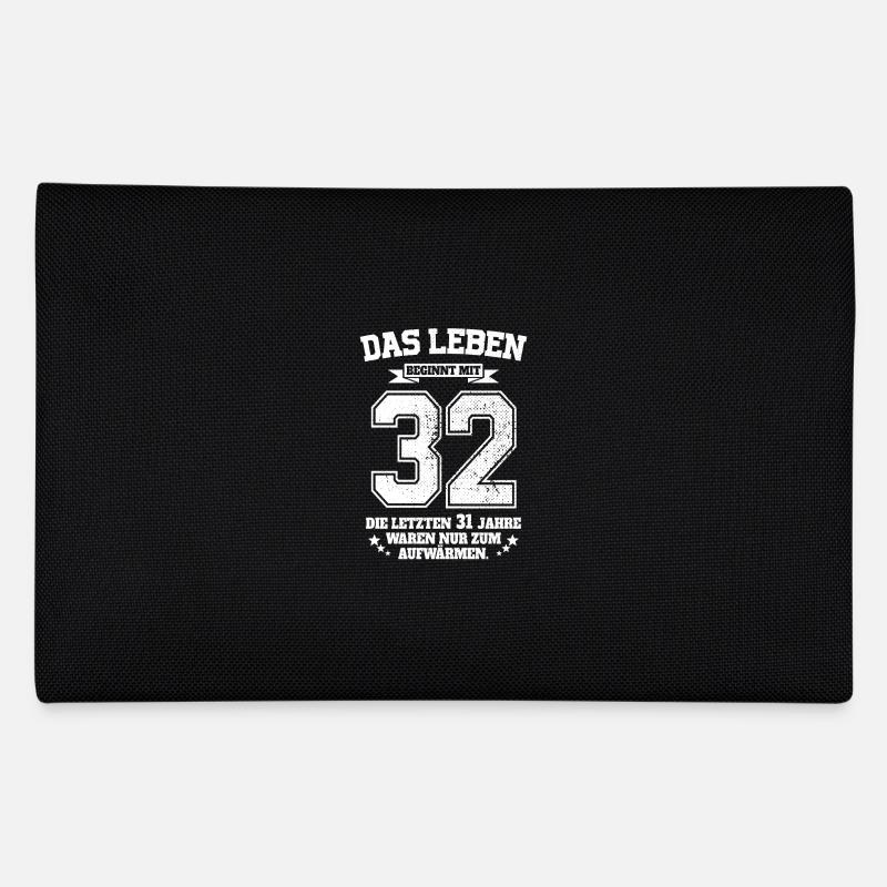 32. Geburtstag Geschenk Das Leben Beginnt Mit 32 Federtasche
