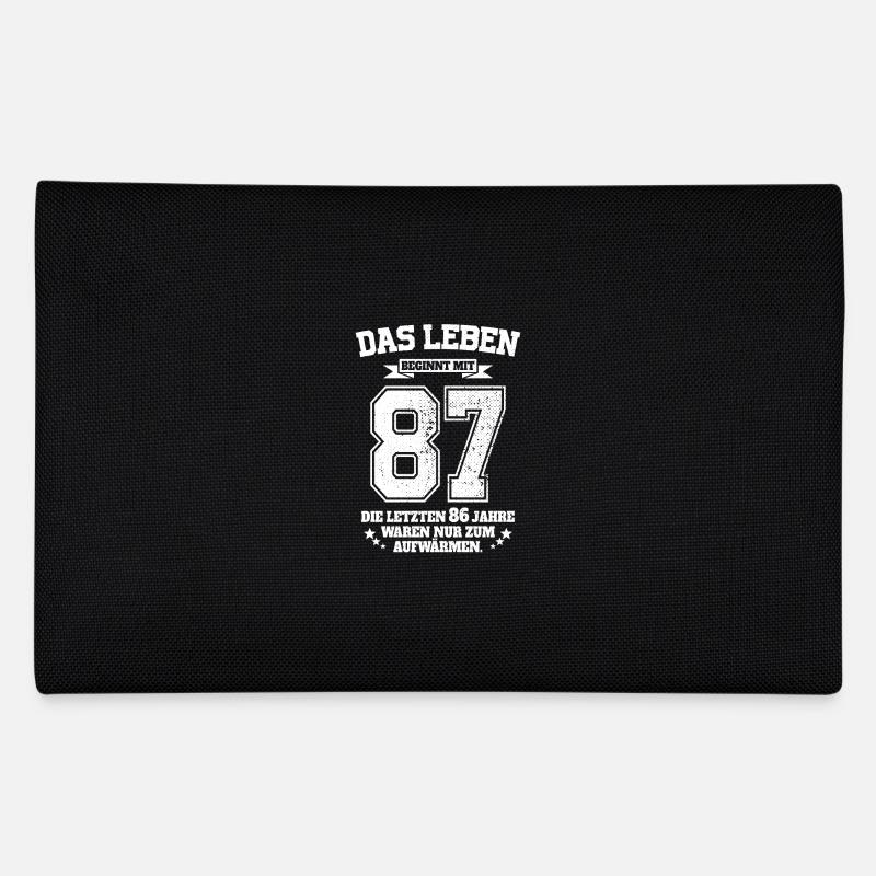 87. Geburtstag Geschenk Das Leben Beginnt Mit 87 Federtasche