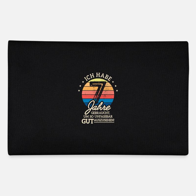7. Geburtstag Geschenk Habe 7 Jahre Gebraucht - Federtasche - Schwarz