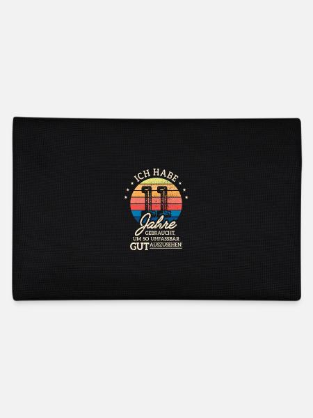 11. Geburtstag Geschenk Habe 11 Jahre Gebraucht - Federtasche - Schwarz - Hinten
