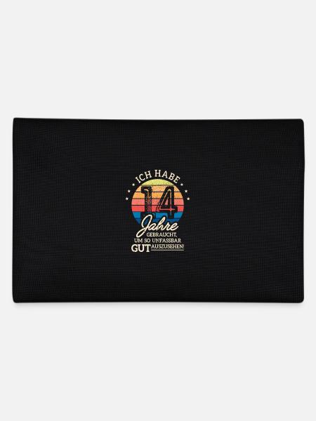 14. Geburtstag Geschenk Habe 14 Jahre Gebraucht - Federtasche - Schwarz - Hinten