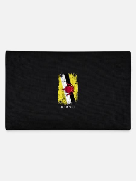 Souvenir Mit Der Landflagge Von Brunei - Federtasche - Schwarz - Hinten