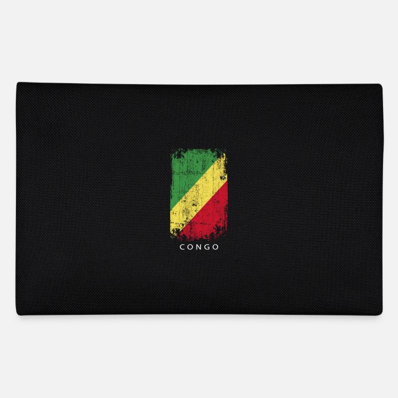 Souvenir avec le drapeau du Congo - Trousse - noir