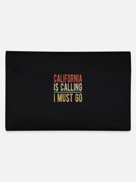 La Californie m’appelle, je dois y aller - Trousse - noir - Dos