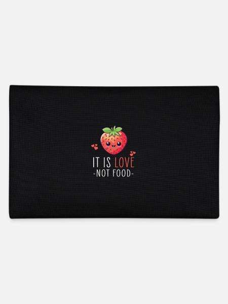 Fraise Kawaii - Trousse - noir - Dos