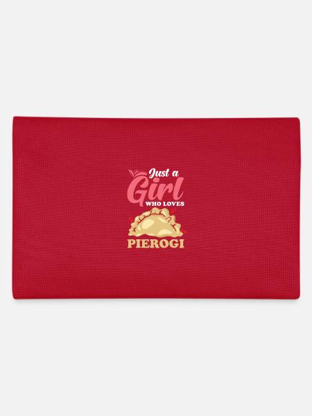 Pierogi dumplings - Pencil Case - red - Back
