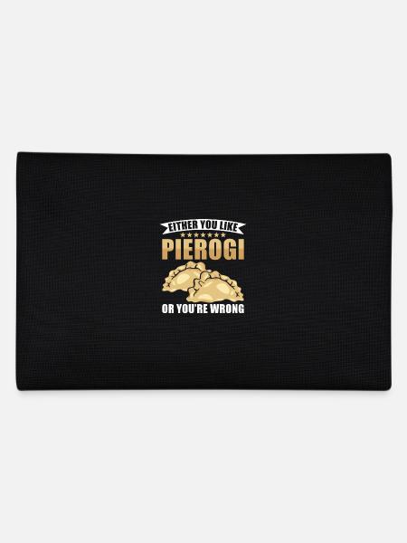 Pierogi dumplings - Pencil Case - black - Back