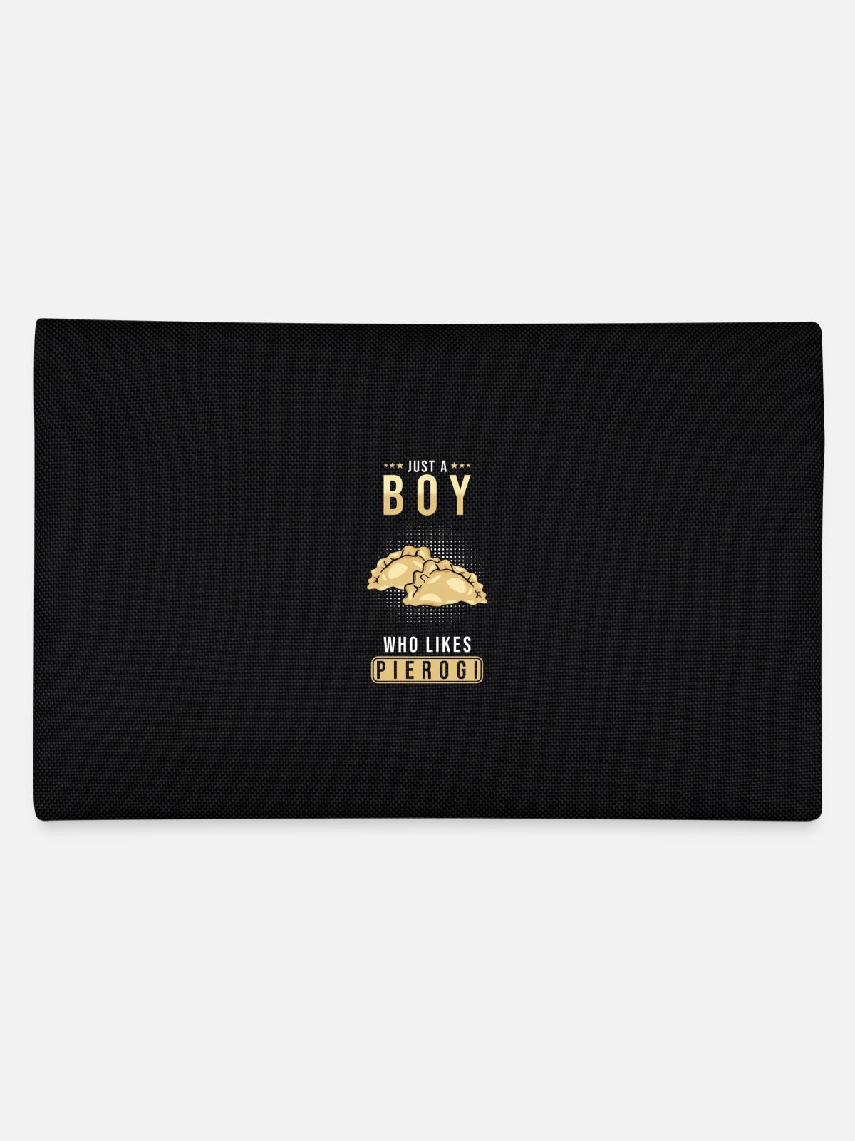 Pierogi dumplings - Pencil Case - black - Back