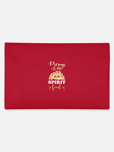 Pierogi dumplings - Pencil Case - red - Back