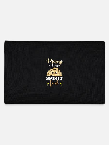 Pierogi dumplings - Pencil Case - black - Back