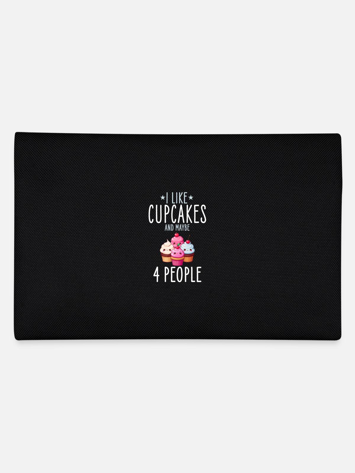 Cupcakes Kawaii - Pencil Case - black - Back