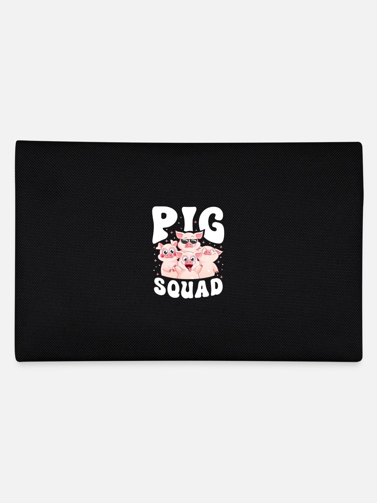 Pig Squad - Pencil Case - black - Back