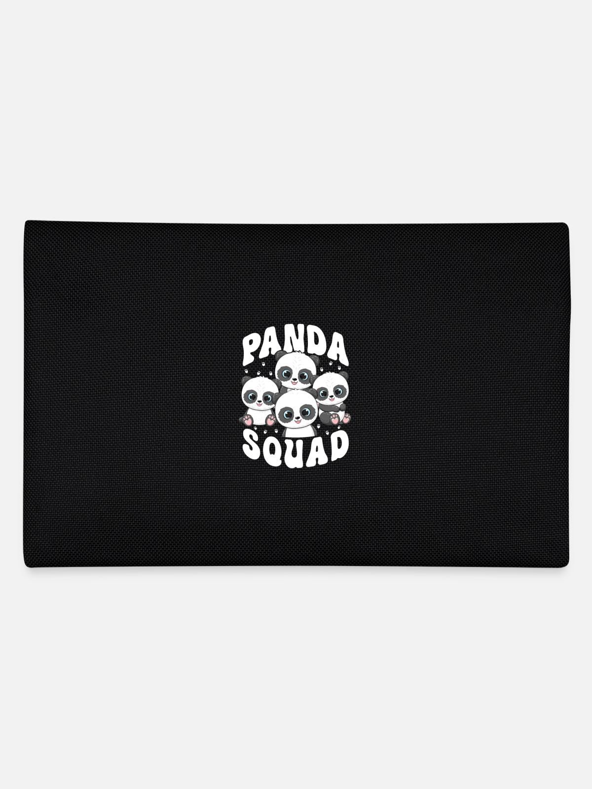 Panda Trupp - Federtasche - Schwarz - Hinten
