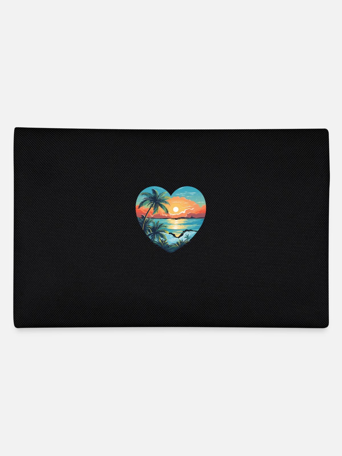 Beach Love - Pencil Case - black - Back
