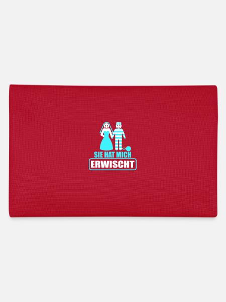 Junggesellenabschied Polterabend JGA Männer - Federtasche - Rot - Hinten