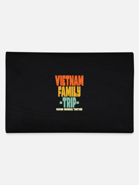 Vacances en famille au Vietnam - Trousse - noir - Dos