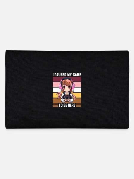 Gaming Konsole PC Zockerin Mädchen Gamer Girl - Federtasche - Schwarz - Hinten
