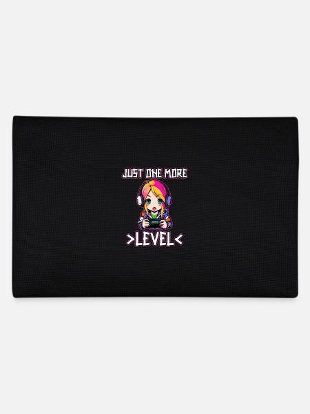 Gaming Konsole PC Zockerin Mädchen Gamer Girl - Federtasche - Schwarz - Hinten