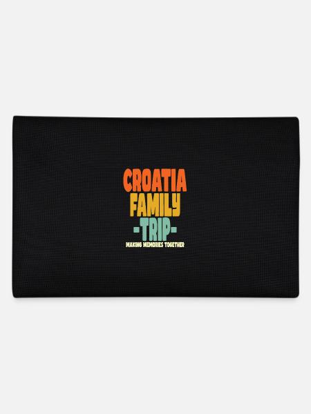 Croatie Vacances en famille - Trousse - noir - Dos