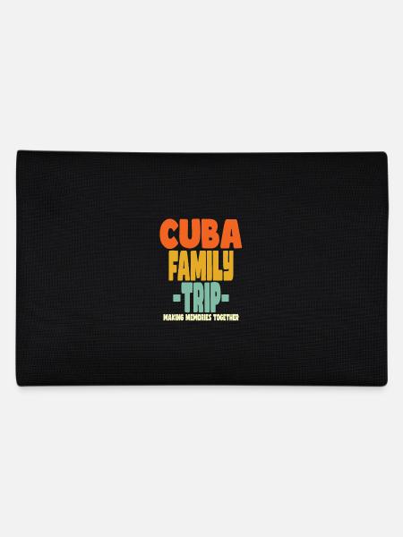 Cuba Family Trip Urlaub - Federtasche - Schwarz - Hinten