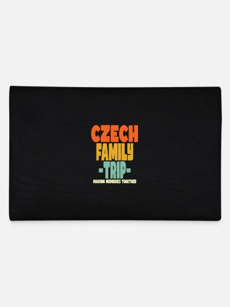 Vacances en famille tchèque - Trousse - noir - Dos