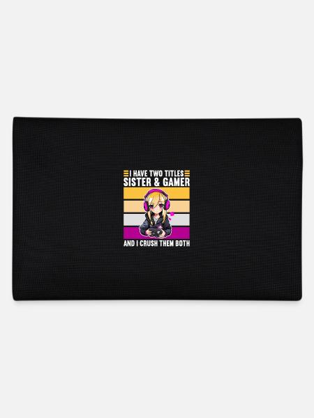 Gaming Console PC Gamer Girl Gamer Girl - Pencil Case - black - Back