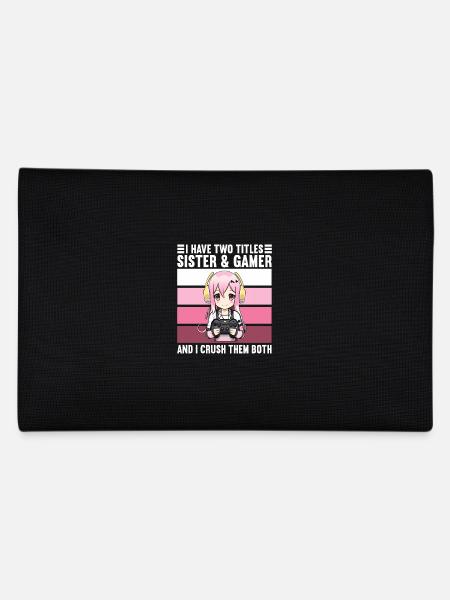 Gaming Console PC Gamer Girl Gamer Girl - Pencil Case - black - Back
