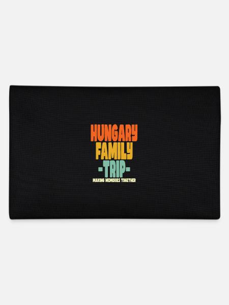 Hungary Family Trip Urlaub - Federtasche - Schwarz - Hinten