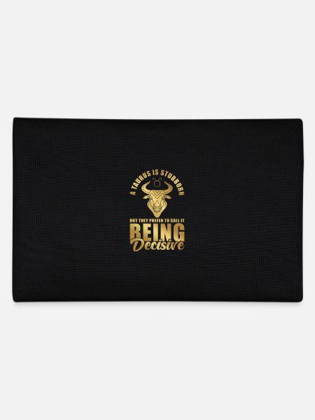 Taureau Signe du zodiaque Astrologie Horoscope Taureau - Trousse - noir - Dos