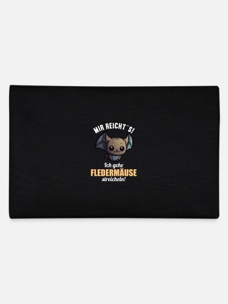 Mir reichts ich gehe Fledermäuse streicheln - Federtasche - Schwarz - Hinten
