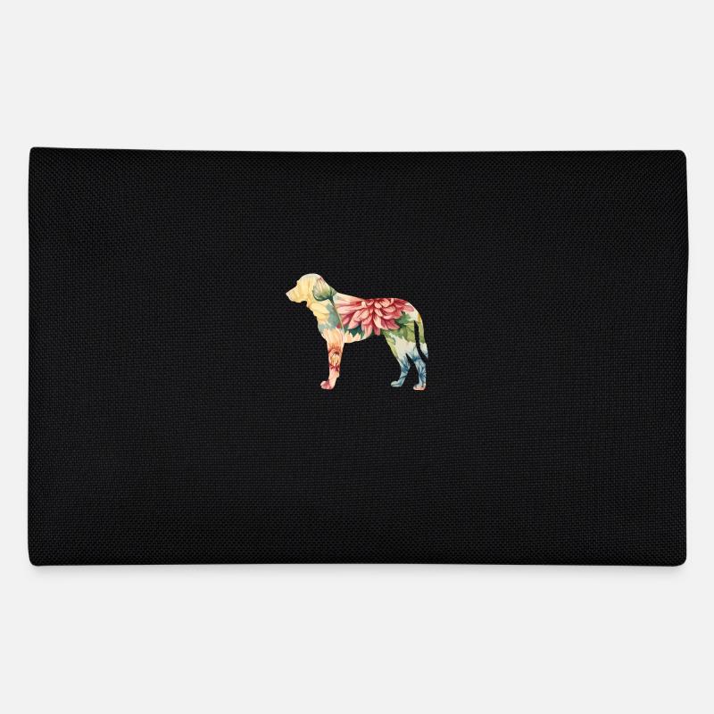 Kangal Schäferhund Hunderasse Floral - Federtasche - Schwarz