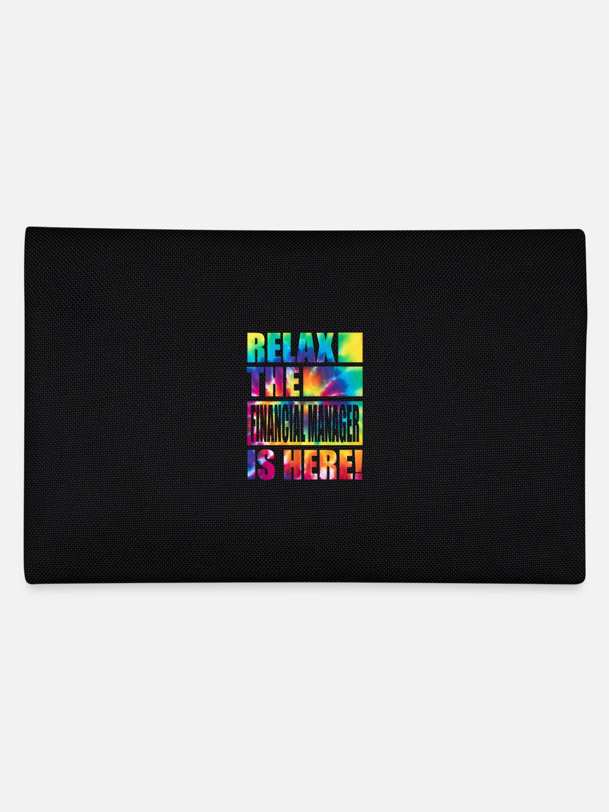 Financial Manager Funny Saying - Pencil Case - black - Back