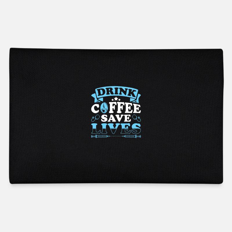 Krankenschwester Kaffee Trinken Rettet Leben Federtasche