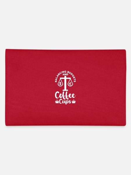 Gift for Finance Managers - Pencil Case - red - Back