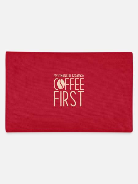 Gift for Finance Managers - Pencil Case - red - Back