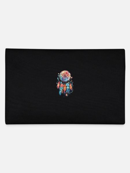 Dream Catcher Feathers - Pencil Case - black - Back