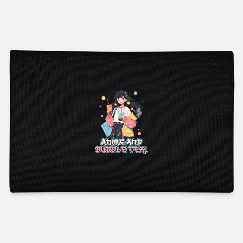 Anime and Boba Bubble Tea Federtasche