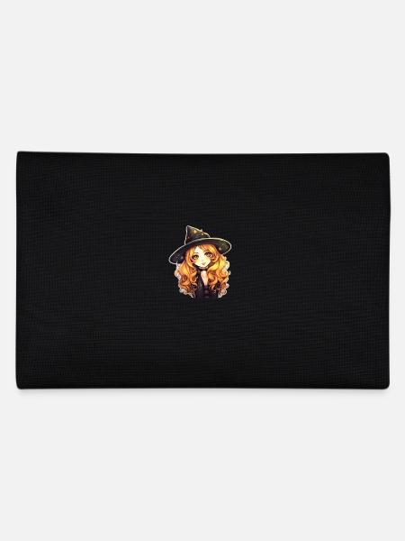 Halloween Hexe Mädchen kawaii - Federtasche - Schwarz - Hinten