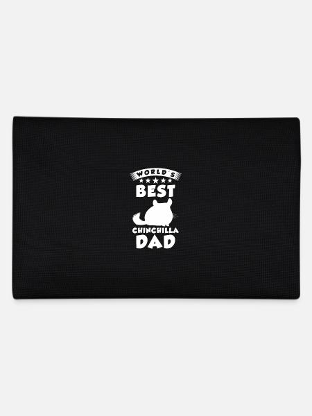 Chinchilla Daddy Gift - Pencil Case - black - Back