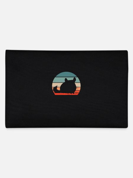 Chinchilla Retro - Federtasche - Schwarz - Hinten