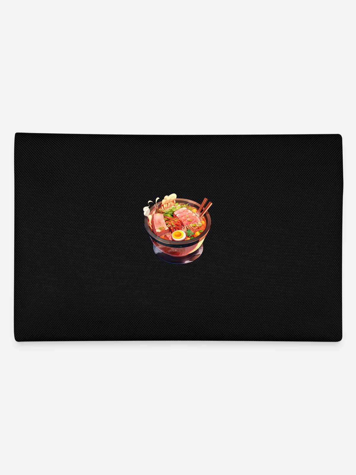 Anime Ramen Noodles - Pencil Case - black - Back