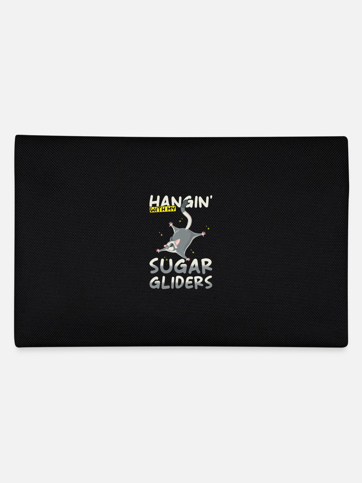 Sugar Glider Saying - Pencil Case - black - Back