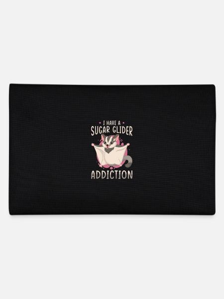 Sugar Glider Saying - Pencil Case - black - Back