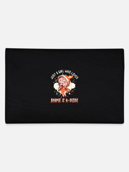 Juste une fille qui aime l’anime et la K-Pop - Trousse - noir - Dos