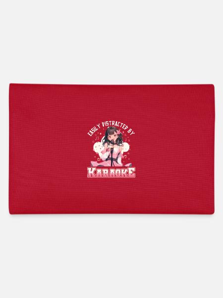 Easily distracted by Karaoke - Federtasche - Rot - Hinten