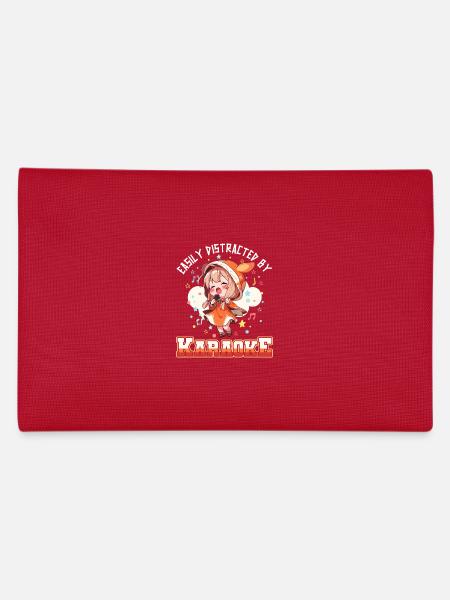 Easily distracted by Karaoke - Federtasche - Rot - Hinten