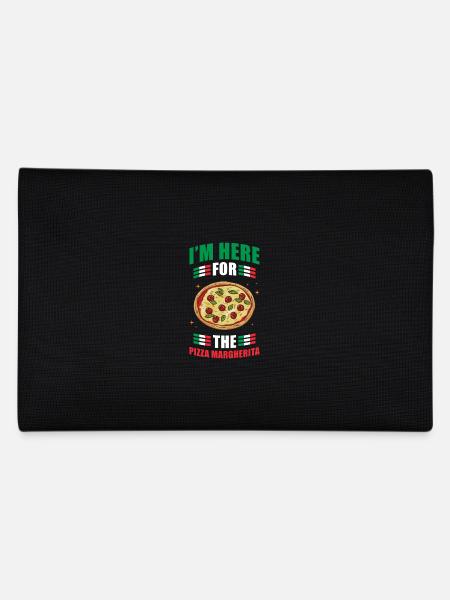 Pizza Margherita - Pencil Case - black - Back