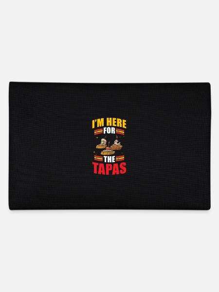 Tapas Spanish Cuisine Spain Souvenir - Pencil Case - black - Back