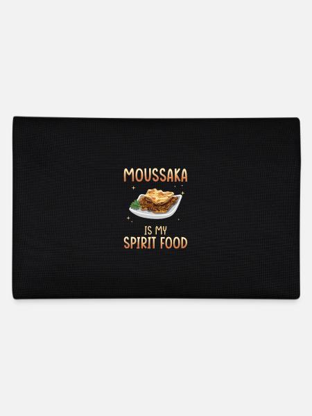 Moussaka is my favorite dish - Pencil Case - black - Back