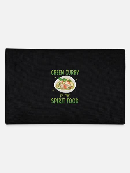 Grünes Curry ist meine Leibspeise - Federtasche - Schwarz - Hinten